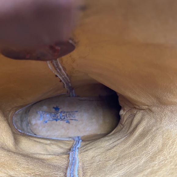 NWOT Young Guns Men's Lizard Snip Toe Cowboy Boots - Picture 11 of 14